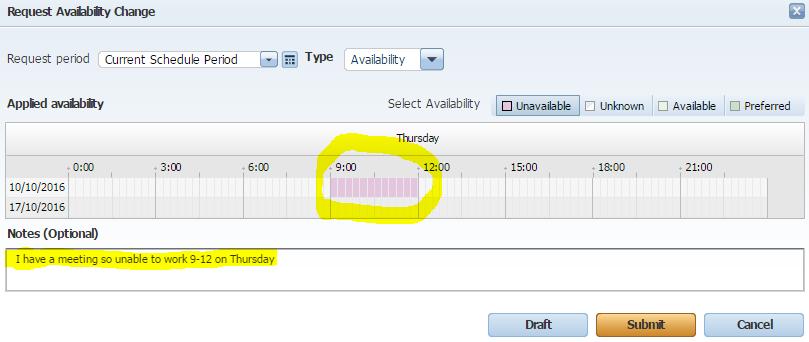 Viewing your Availability In the My Calendar toolbar, click the Visibility Filter and select Employee Availability By default
