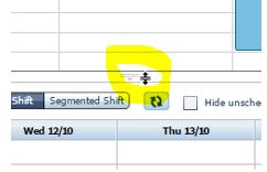 Hide unscheduled employees If you only want to see people that are working Labels vs. Time Display If you are not sure what the lables stand for you can view the shift times instead of the labels.