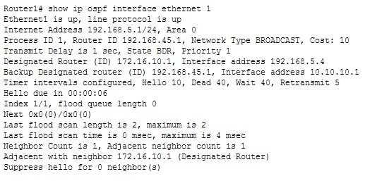 The show ip ospf neighbor command can also be used to view neighbor