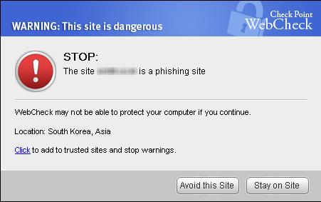 Not all phishing sites can be detected with signatures and block lists.