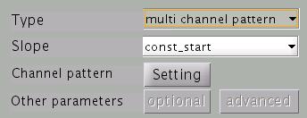 multi channel pattern Find onset points that signal changes to the given multi channel bit pattern.