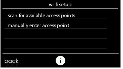 To establish Wi -Fi connectivity to the Iont ystem Control using the in -home router or wireless access point the wireless access point ID and password/passkey must be known for set -up.