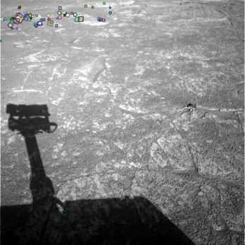 Rover images with SIFT