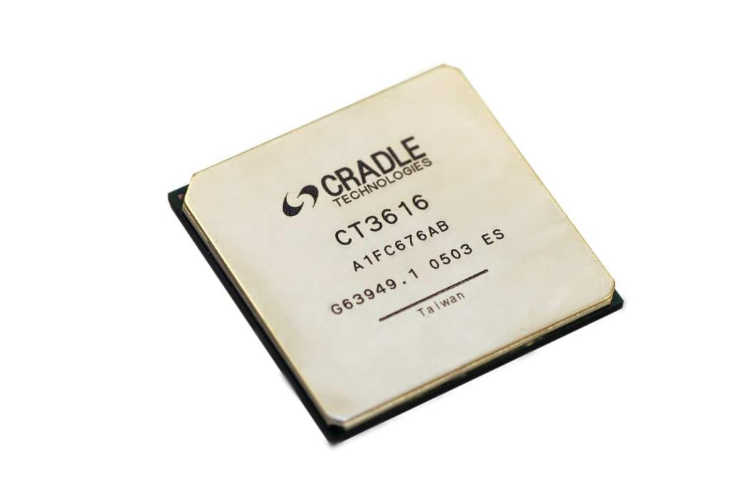 CT3616 Silicon Status TSMC 0.13 µm LV process 55 million transistors < 5 W @ 1.