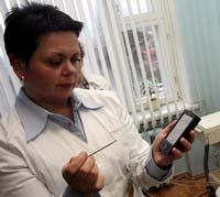 (Chernobyl area) The mobile telemedicine complexes are installed in emergency cars in villages of Vitebsk region 09/2009