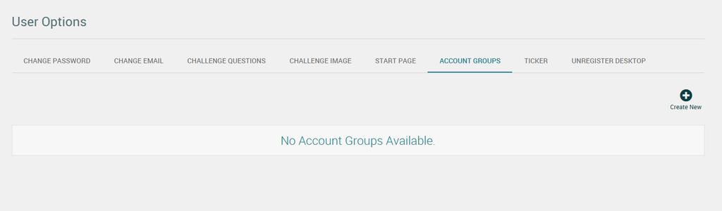 User Options Account Group Groups allow you to composite multiple accounts into one consolidated view.
