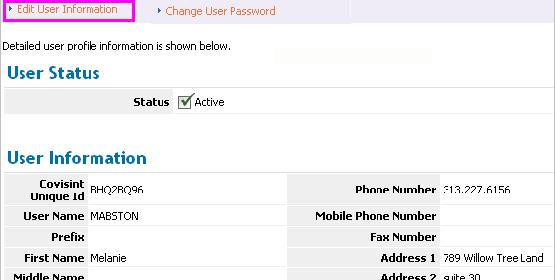 Application Configuration Administrator Tasks Editing My Profile Information 1. Sign-on to AppCloud TM.