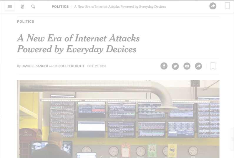 Future attacks could be much larger This attack was small; just 100k devices Imagine a 100M-device