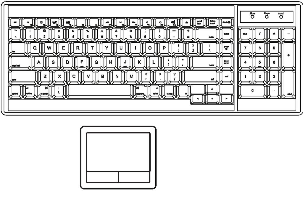 < 2.2 > MAC Keyboard / Mouse Options Me MAC keyboard integrated with touchpad Supporting layouts America United States How to Use "MAC" Keyboard Keyboard Features F1 Decrease display brightness F9