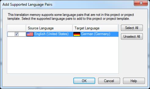How to Define your Default Language Pair Settings Follow these instructions to set up your default translation memories, termbases and AutoSuggest dictionaries for your translations projects for