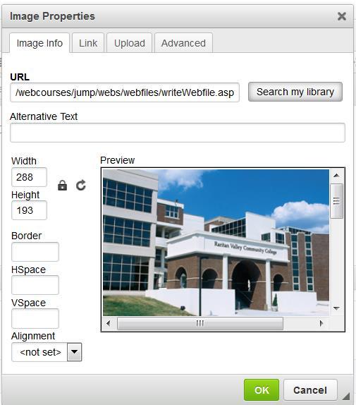 WebStudy Alt Text WebStudy editor requires users to add Alt Text