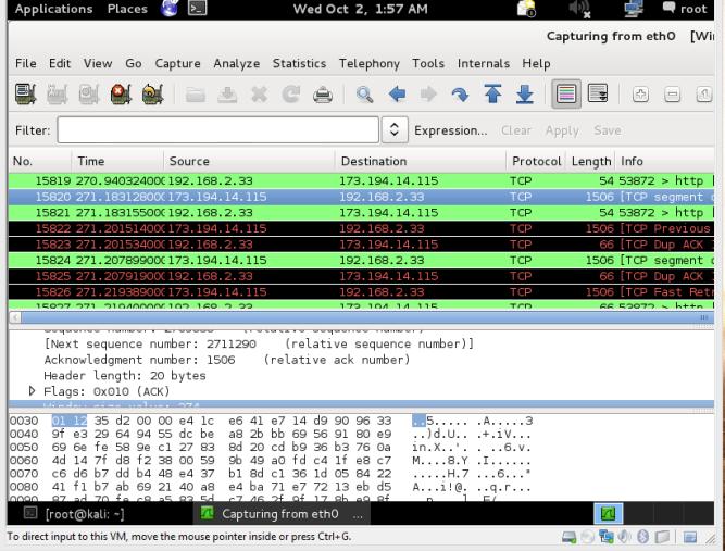 5.2 5.2 Network Traffic Analysis Wireshark network traffic monitor can quickly identify network bottleneck and detect network abnormities [4].The Fig.