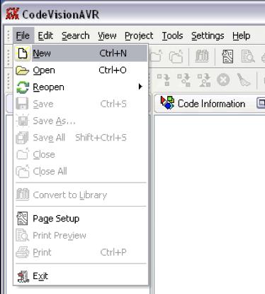 1.3 Select Project and click OK in the Create New File pop-up window shown in Figure 4.