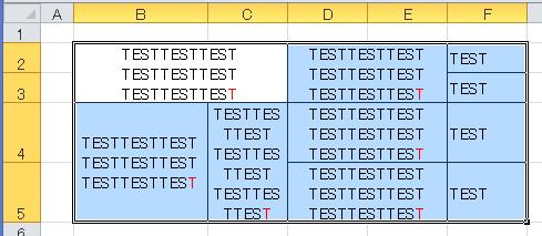 2.2 Processing when text exceeds the limit value of the row height of the cell If