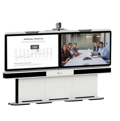 brings experts on location Polycom RealPresence EduCart 500 Voice and video collaboration for every learning and training scenario, in any environment Polycom RealPresence VideoProtect 500 Hardened