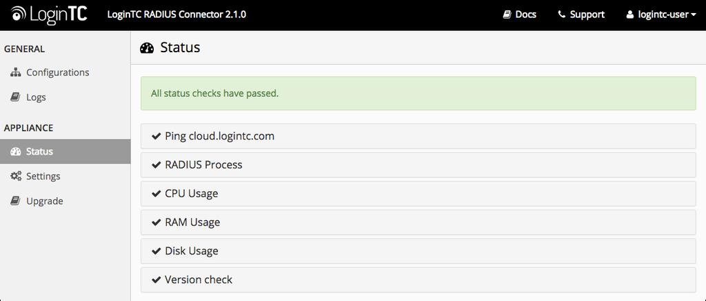 Recommend creating a new LoginTC domain only for monitoring. No users need to be part of the domain.