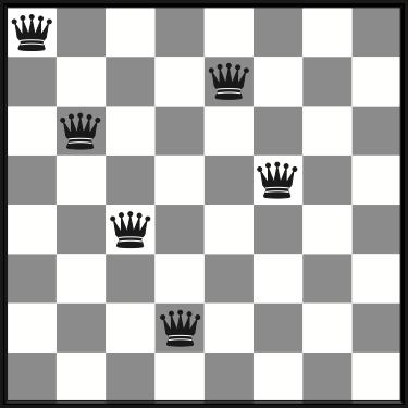 EXAMPLE: THE 8-QUEENS PROBLEM (ALTERNATIVE) States Initial state Actions Goal test one queen per column in le most columns, none attacked no queens on the board add a