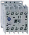 Bulletin Overview/Product Selection Bulletin Miniature Control Relays IEC compact industrial relay IPX Finger Protection Bifurcated contacts for low-level signals Optional integrated coil protection