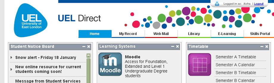 Getting started with Moodle Student guide This guide will help you to get started using Moodle and generally familiarise yourself with the new