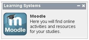 This will take you through to the Moodle homepage.