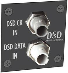 DSD DOP256 SDIF DSD input, optional SACD optical input *** Digital Audio Inputs: SPDIF, AES/EBU, Toslink all up to 192k single wire.