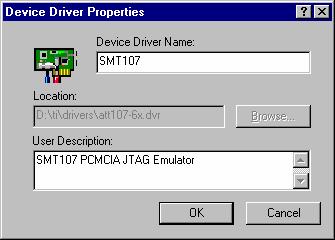 The Select Device Driver File dialog will appear, choose the file att107-6x.dvr and click Open. 4.