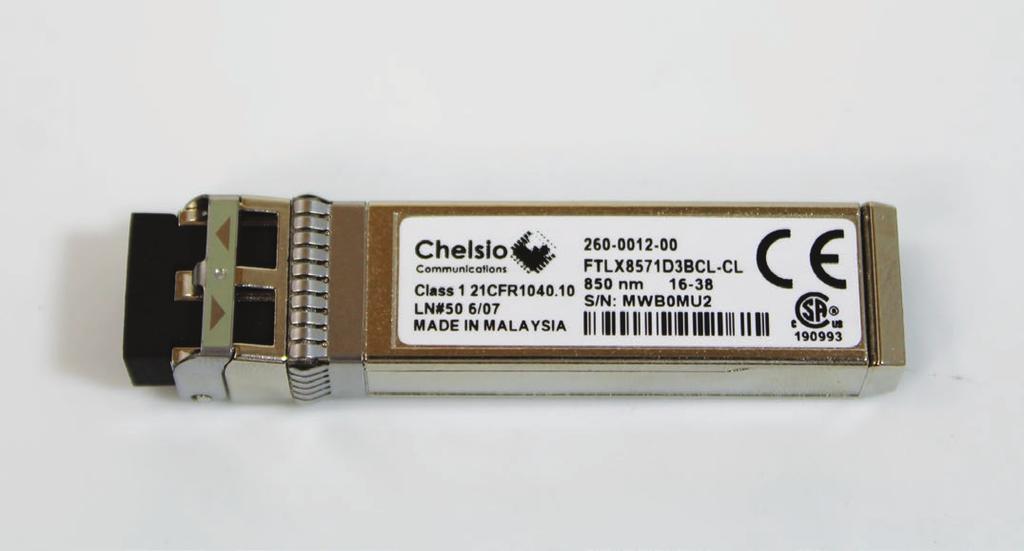 Different types of SFP+ modules are available, and connecting them to the network depends on the type.