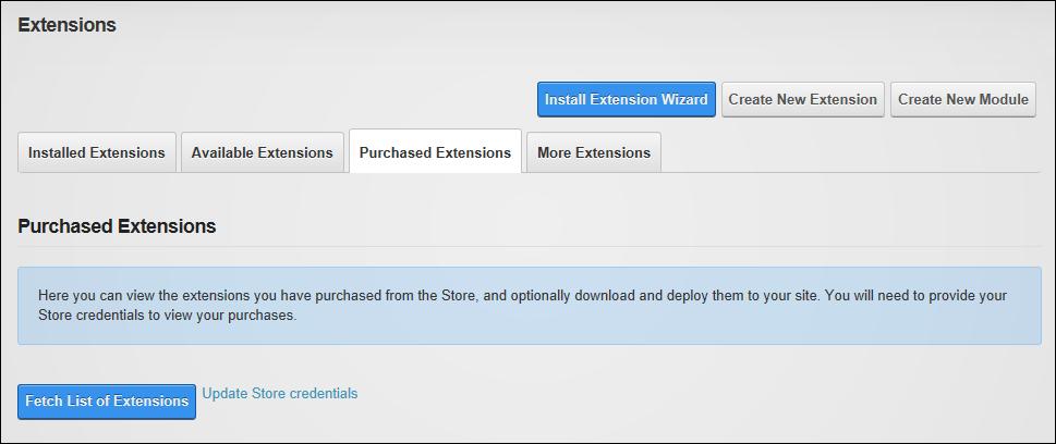 located on the "Purchased Extensions" tab of the Host > Extensions page.