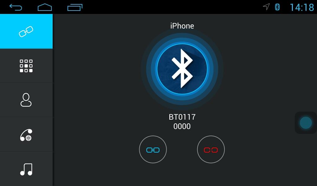 6. Bluetooth music After the Bluetooth connection is established, you can play music stored in your