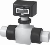 F-1000 DIGITAL PADDLEWHEEL FLOWMETER F1000 with Machined In-line Fitting High accuracy digital paddlewheel technology with very low pressure drop. 3/8, 1/2, 3/4, 1, 1-1/2, and 2 female pipe threads.