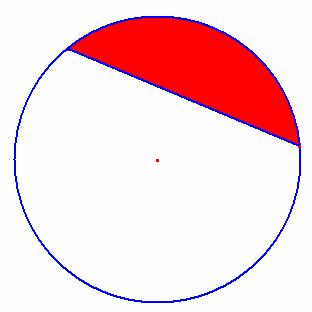 radius (G) line segment drawn from the center of a circle to a point on the circle.