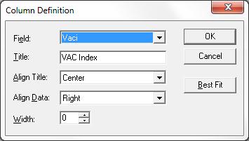 Calculated Fields Insert the new field into a view in winsight.