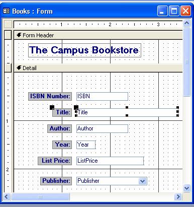 FORMS A form provides a user-friendly way to enter and display the data stored in a table. AutoForms and the Form Wizard are easy ways to create a form.