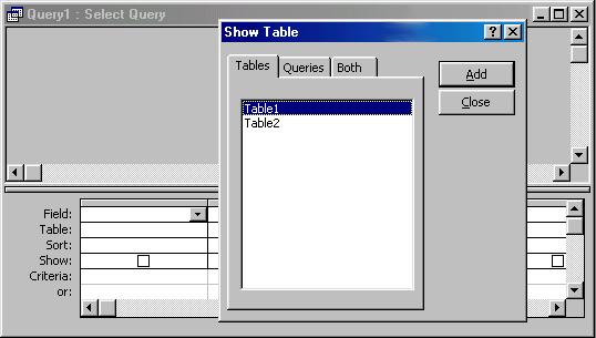 The query will be updated whenever the original tables are updated.