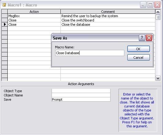 Figure 3 STEP 4: Create the Report Switchboard Minimize the Database window to give yourself more room in which to work.