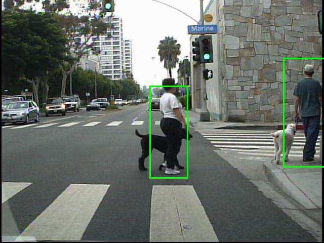An ACF detector is used to generate candidate pedestrian windows,