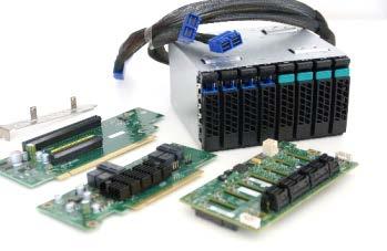 5.2 2U 8x2.5 Combo PCIe* SFF (NVMe) SSD / SAS Backplane Intel Accessory Kit A2U44X25NVMEDK The 8x2.