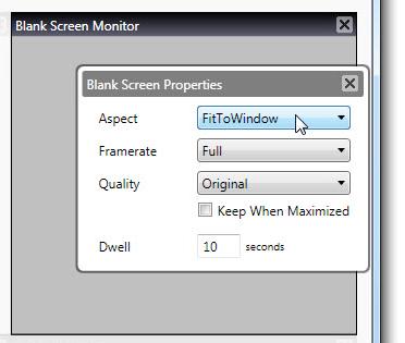 Ocularis Administrator User Manual Ocularis Administrator Blank Screen Configuration As the name indicates, the view pane configured with a Blank Screen remains blank until populated by video
