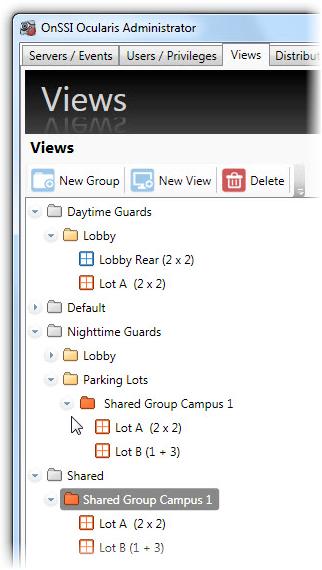 the view group with. 2. Drag and drop the view group (folder) from the Shared view group to the view folder for the desired user group.