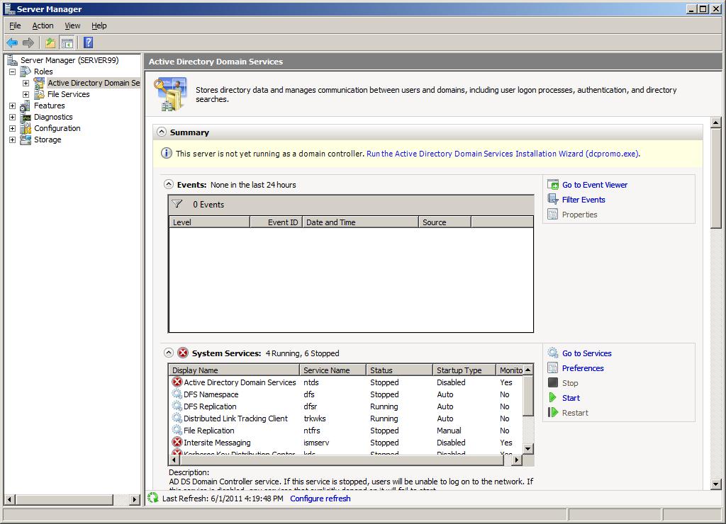 Configuring a Windows Server 2008 Machine 9.