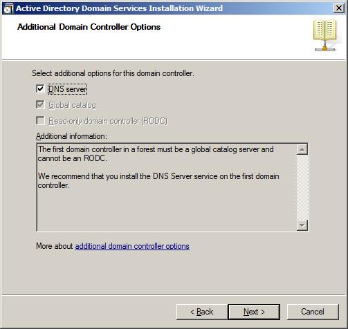 70-640 Windows Server 2008 Active Directory Configuration *Note If the following message box