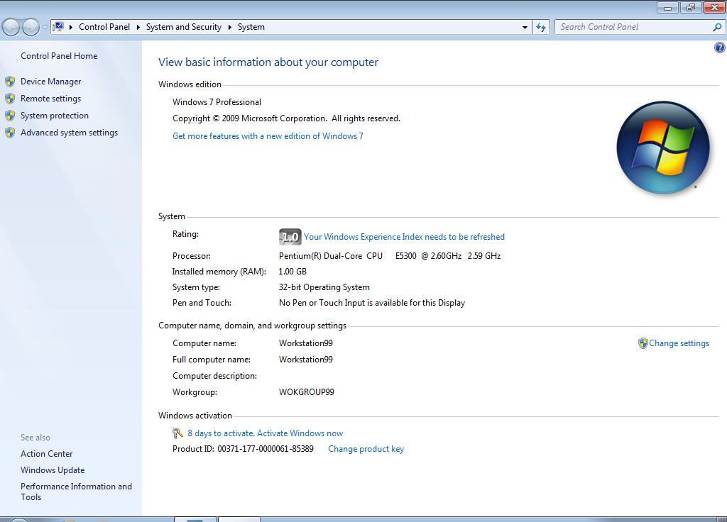 Configuring a Windows Server 2008 Machine 11.