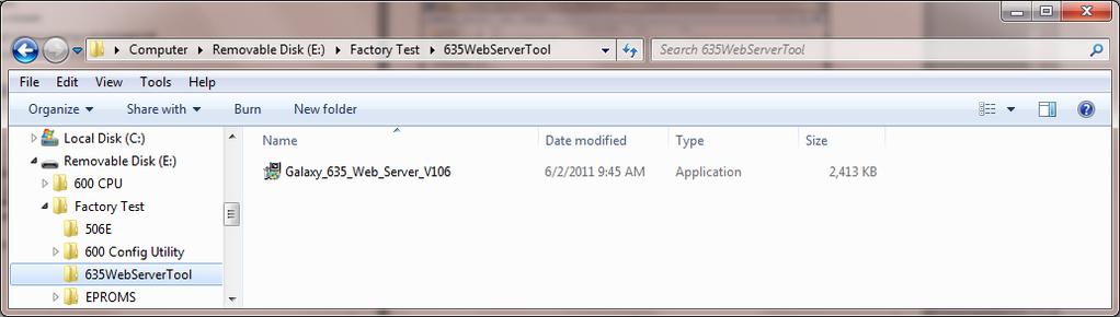 How to Install the 635 Web Server Config Tool Normally, the embedded 635 Web Server Panel Status page can be opened by typing the CPU IP Address into a PC/Browser.