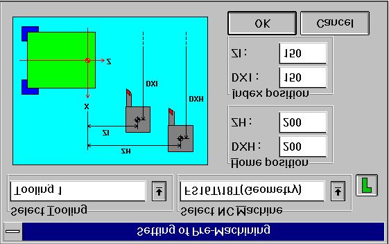 3. PROGRAMMING EXAMPLE B-62824EN/02 Straight line End Z: 50.0 Surface: SR-Mark 2 Corner R Corner R: 1.0 Surface: SR-Mark 2 Straight line End DX: 120.0 Surface: SR-Mark 2 Chamfer Chamfer: 2.