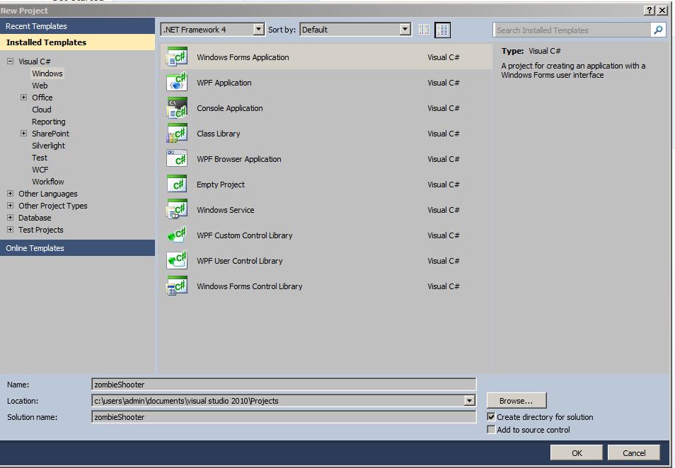 We are working on Visual Studio 2010 but this project can be remade in any other version