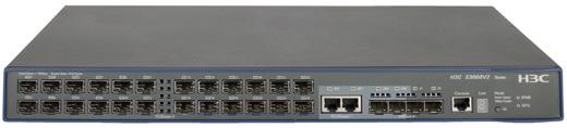 Designed for increased flexibility and scalability, H3C SI/EI series switches come with 24 or 48 10/100 ports, four active SFP-based Gigabit Ethernet ports for stacking and uplinks, and a 24-port
