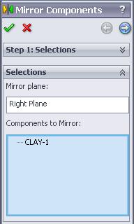 M. Mirror Clay. Step 1.