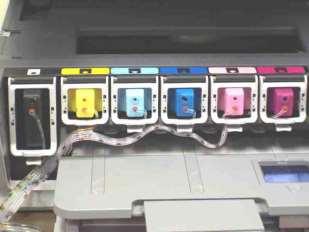 before attempting installation. The continuous ink supply system is designed as a cost effective and economical way of replacing ink cartridges.