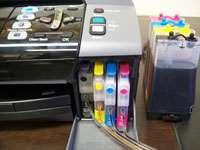 If your printer is brand new then you must first install the original ink cartridges prior to installing the Continuous Ink System.