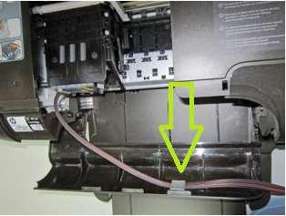 If you cannot route your tubes to allow the tubes to come out, then you would need to
